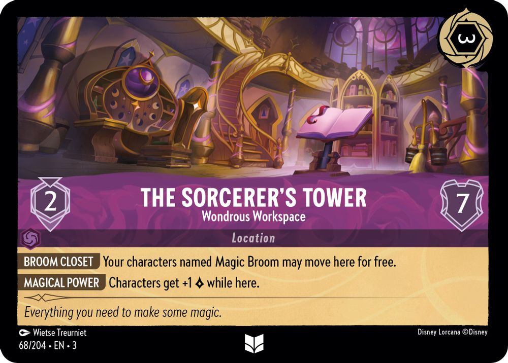 The Sorcerer's Tower - Wondrous Workspace card