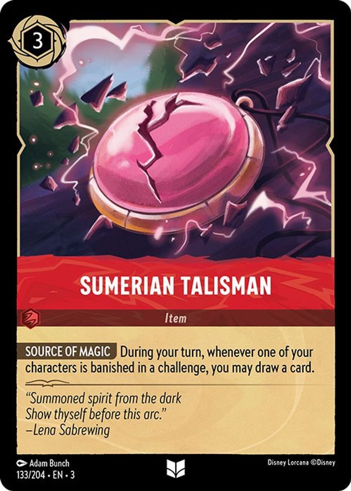 Sumerian Talisman card
