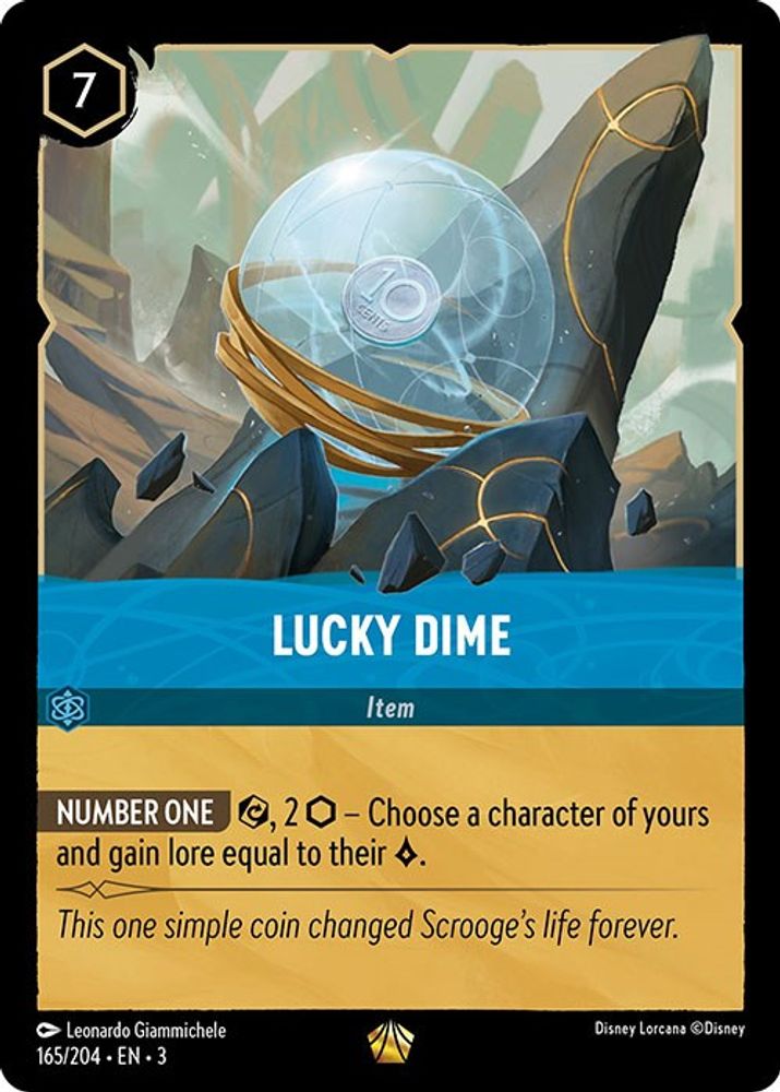 Lucky Dime card