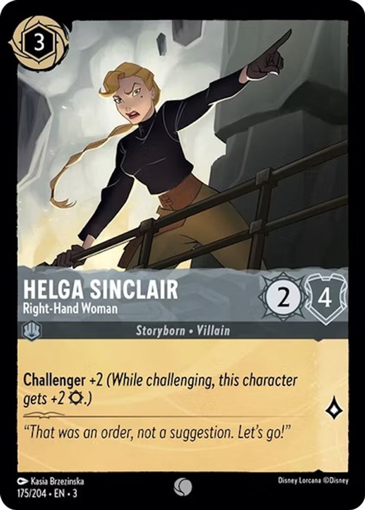 Helga Sinclair - Right-Hand Woman card