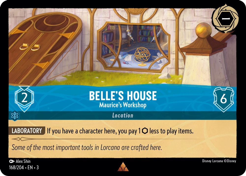 Belle's House - Maurice's Workshop card