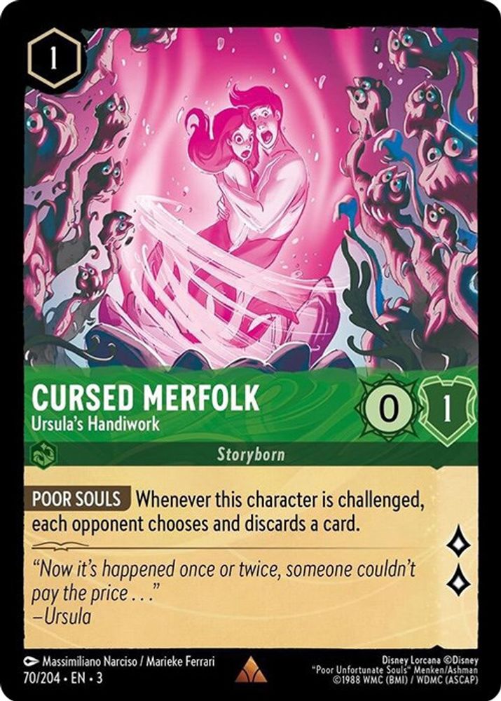 Cursed Merfolk - Ursula's Handiwork card