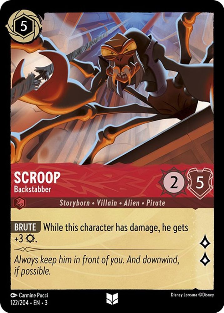 Scroop - Backstabber card