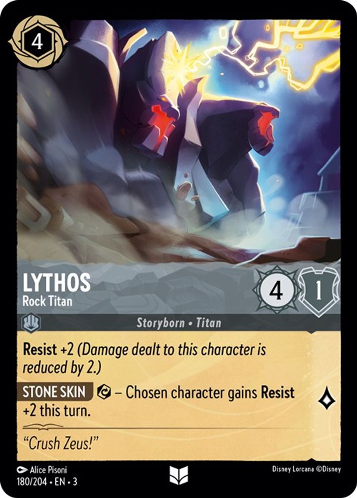 Lythos - Rock Titan card