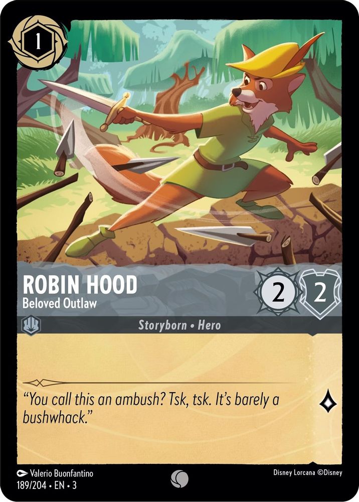Robin Hood - Beloved Outlaw card