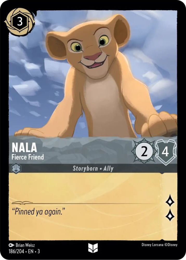 Nala - Fierce Friend card