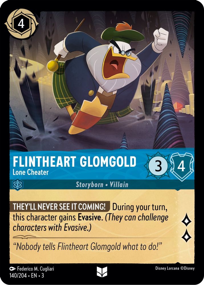 Flintheart Glomgold - Lone Cheater card