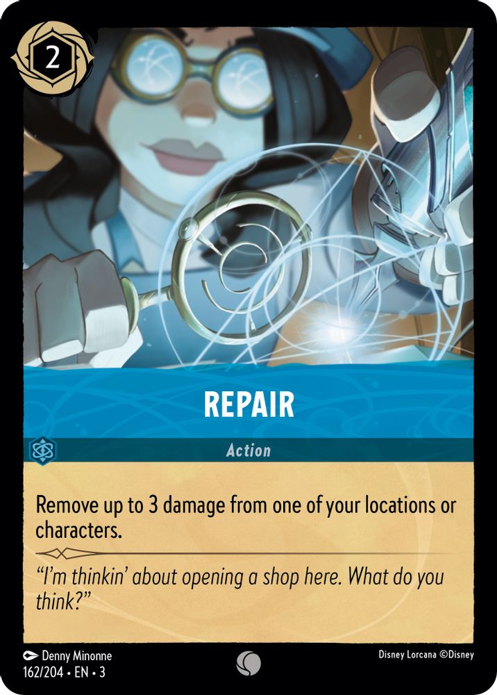 Repair card