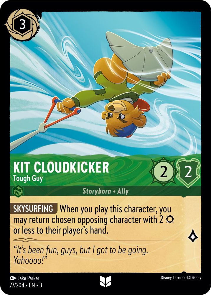 Kit Cloudkicker - Tough Guy card