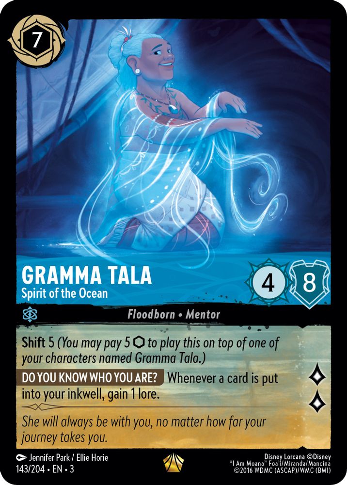 Gramma Tala - Spirit of the Ocean card
