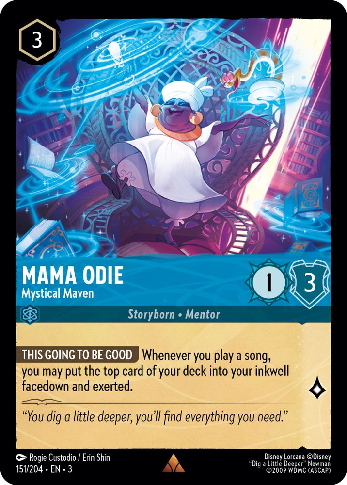 Mama Odie - Mystical Maven card