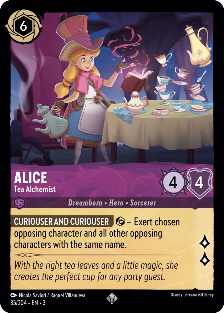 Alice - Tea Alchemist card