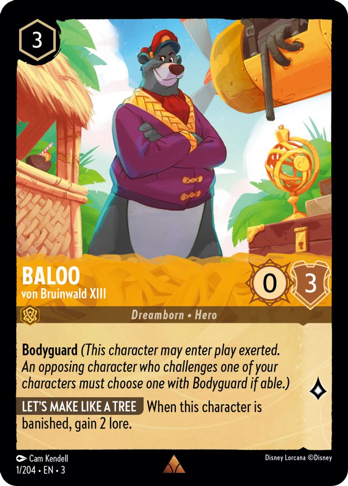 Baloo - von Bruinwald XIII card