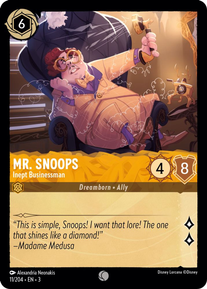 Mr. Snoops - Inept Businessman card
