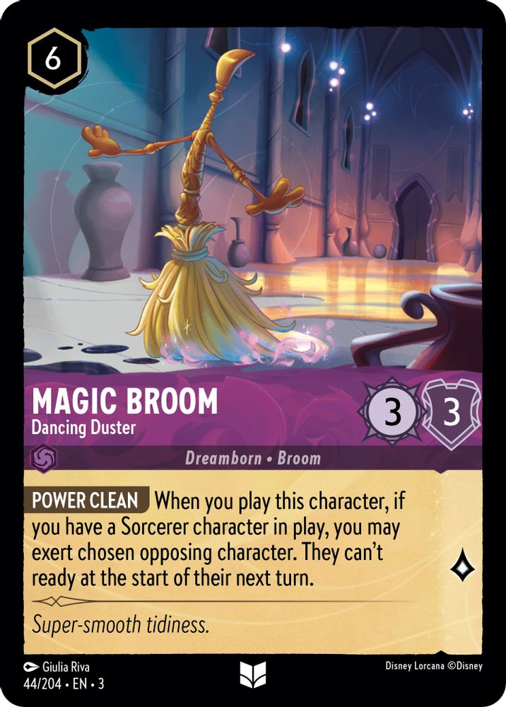 Magic Broom - Dancing Duster card