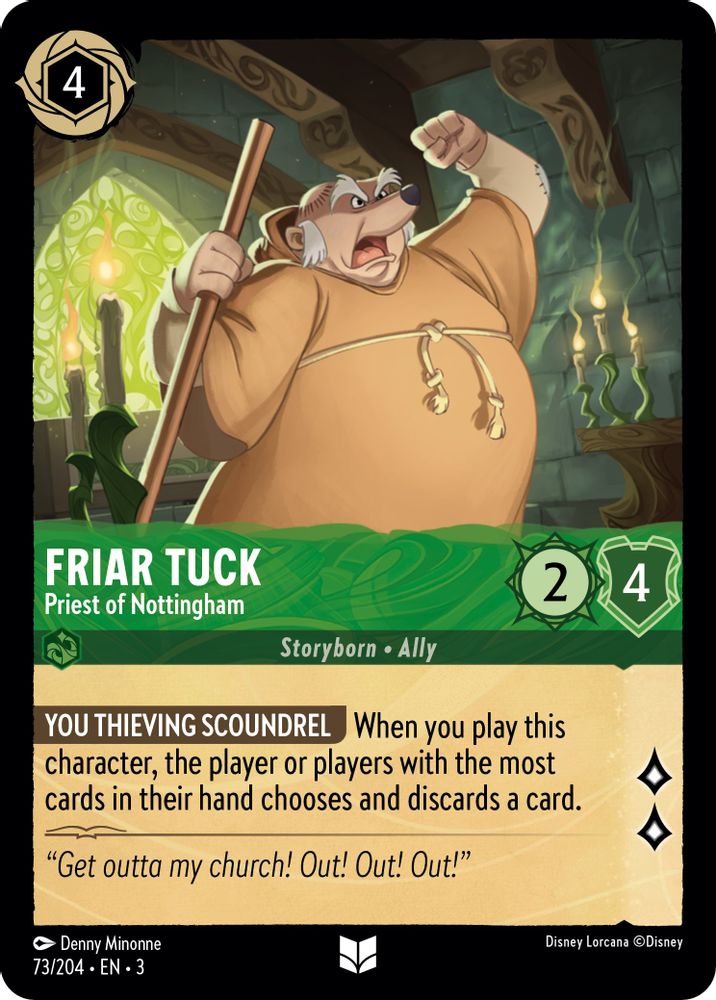 Friar Tuck - Priest of Nottingham card