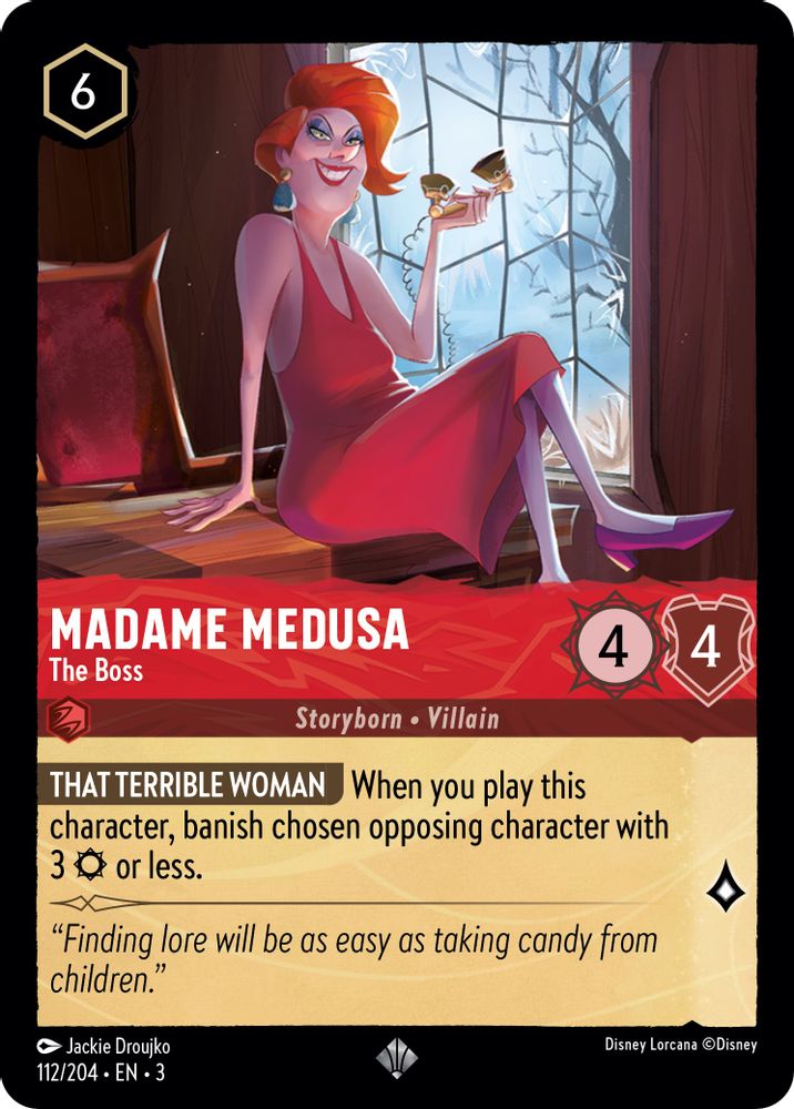 Madame Medusa - The Boss card
