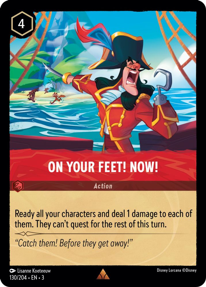 On Your Feet! Now! card