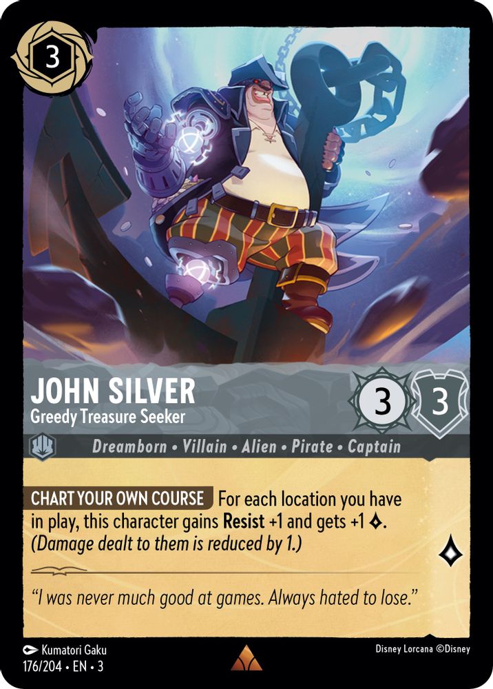 John Silver - Greedy Treasure Seeker card