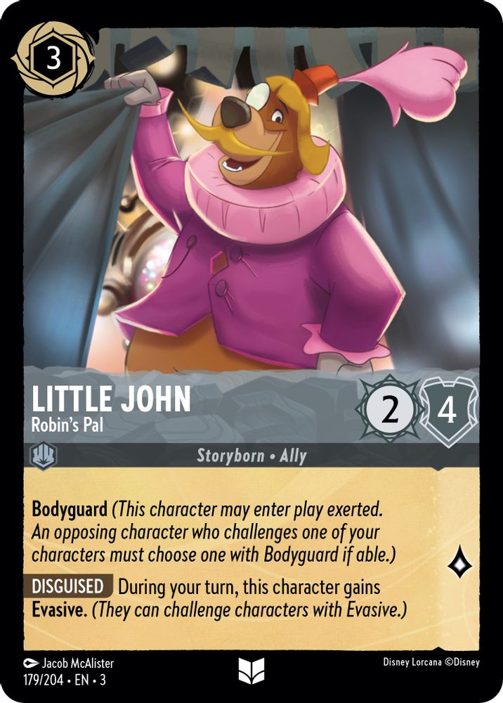 Little John - Robin's Pal card