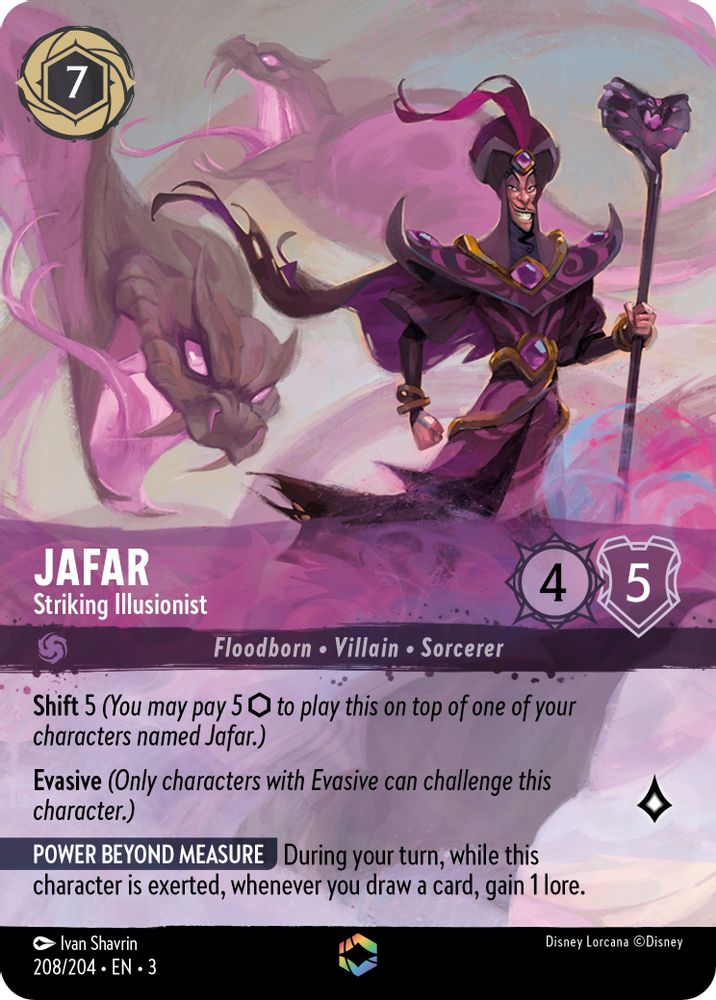 Jafar - Striking Illusionist (Enchanted) card