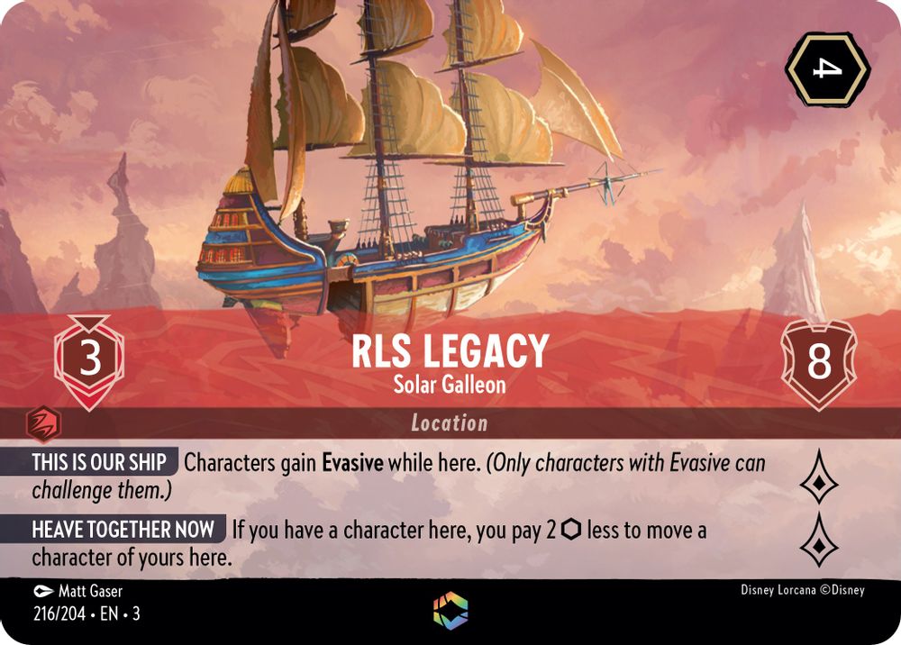 RLS Legacy - Solar Galleon (Enchanted) card