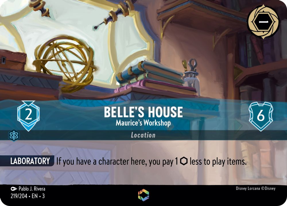 Belle's House - Maurice's Workshop (Enchanted) card