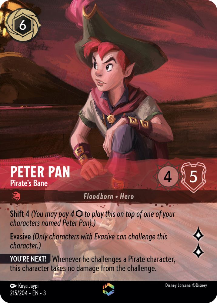Peter Pan - Pirate's Bane (Enchanted) card