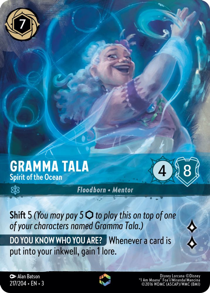 Gramma Tala - Spirit of the Ocean (Enchanted) card