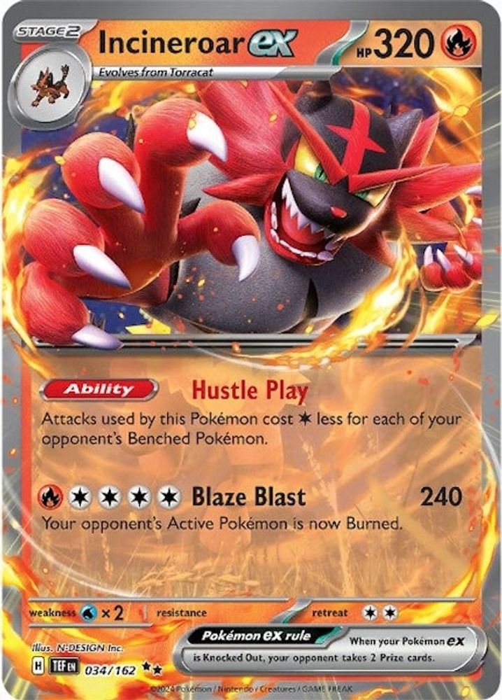 Kortet Incineroar ex