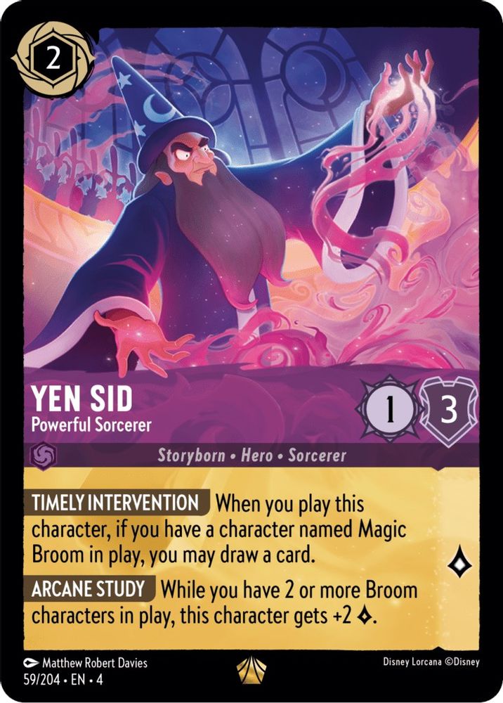 Yen Sid - Powerful Sorcerer card