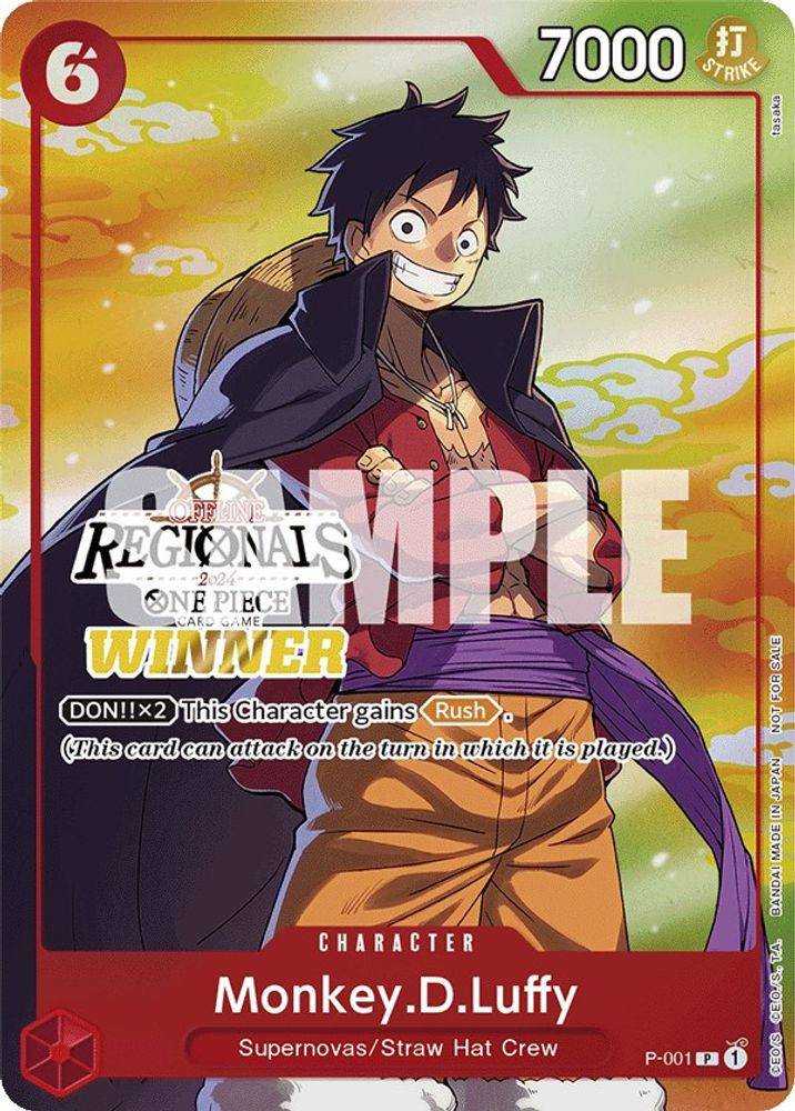Monkey.D.Luffy (001) (Offline Regional 2024 Vol. 2) [Winner]