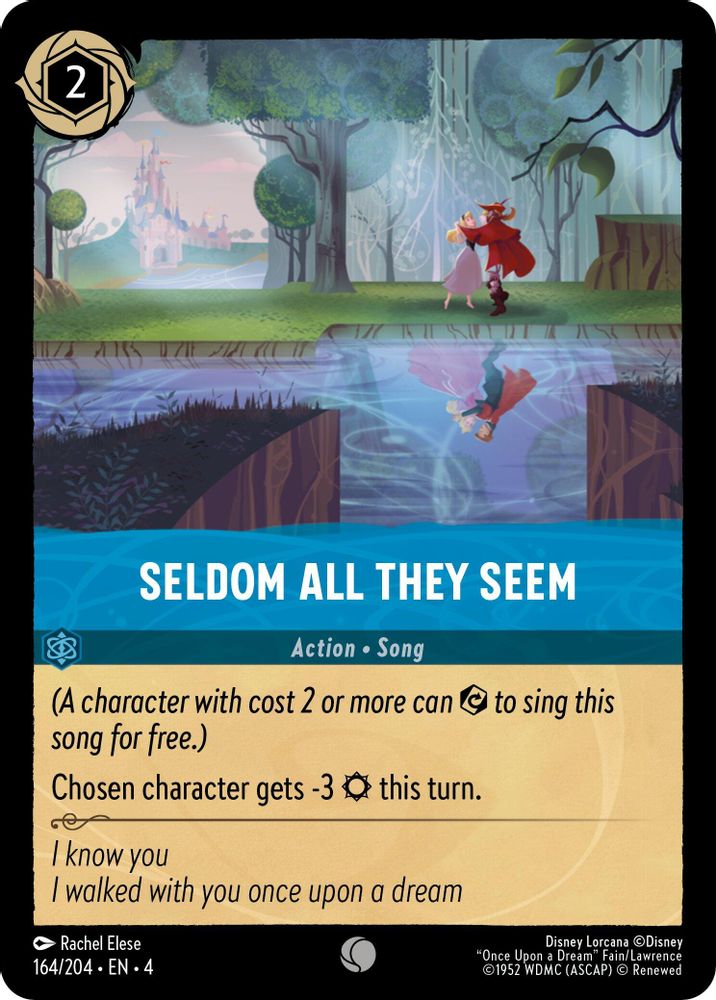 Seldom All They Seem card