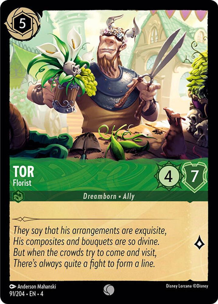 Tor - Florist card
