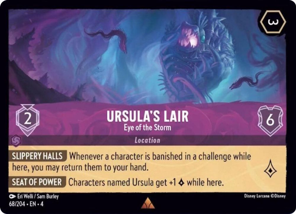 Ursula's Lair - Eye of the Storm card