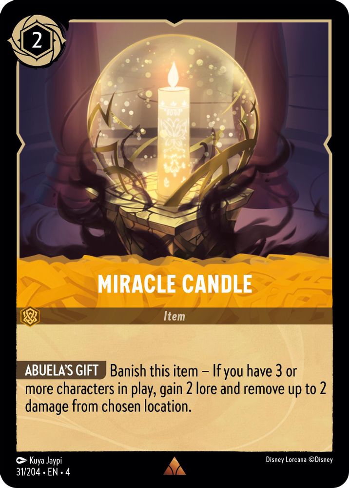 Miracle Candle card