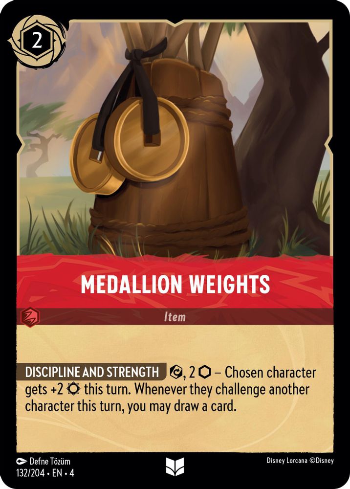 Medallion Weights card
