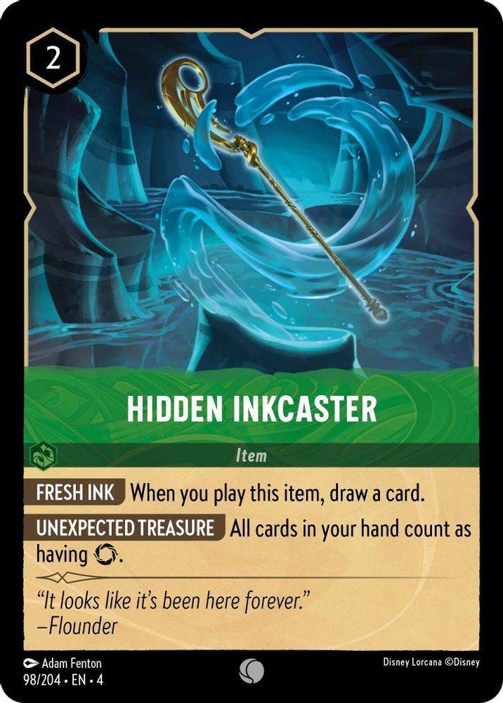 Hidden Inkcaster card