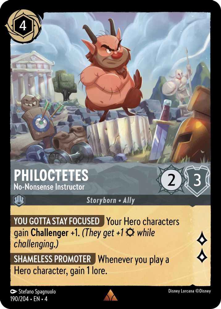 Philoctetes - No-Nonsense Instructor card