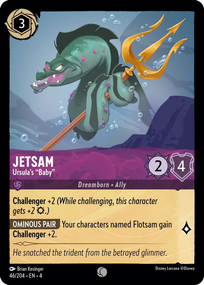 Jetsam - Ursula's "Baby" card