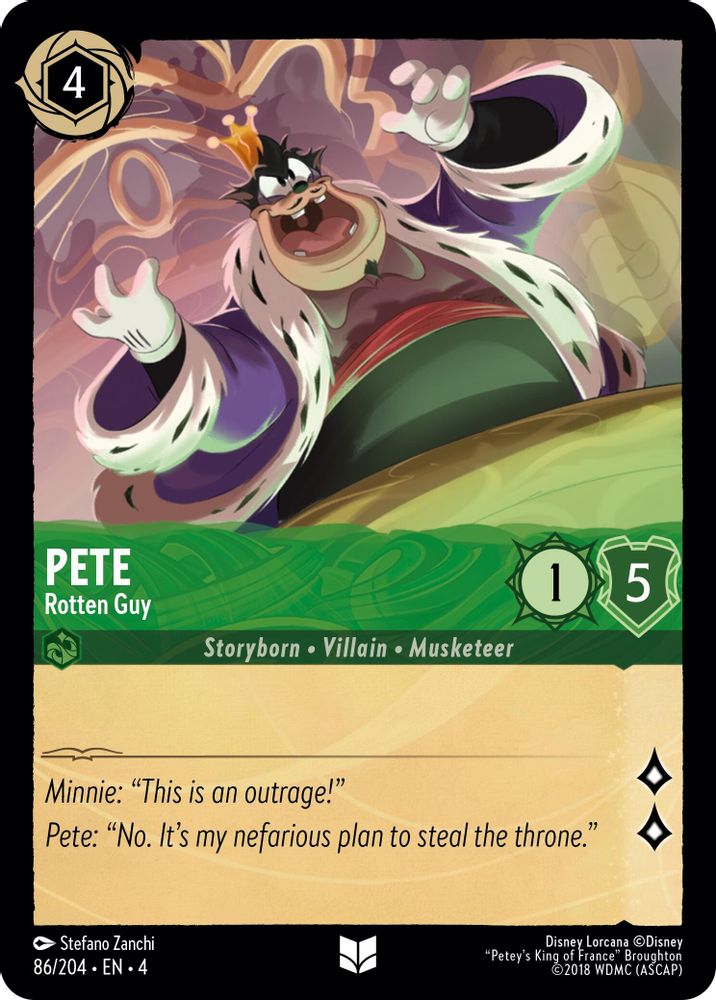 Pete - Rotten Guy card