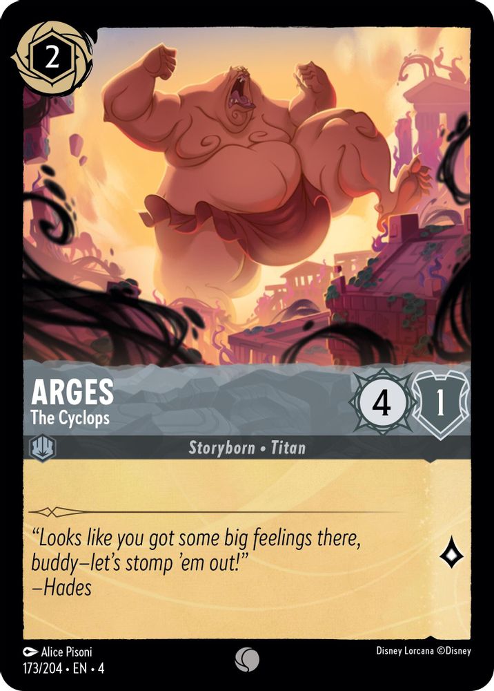 Arges - The Cyclops card