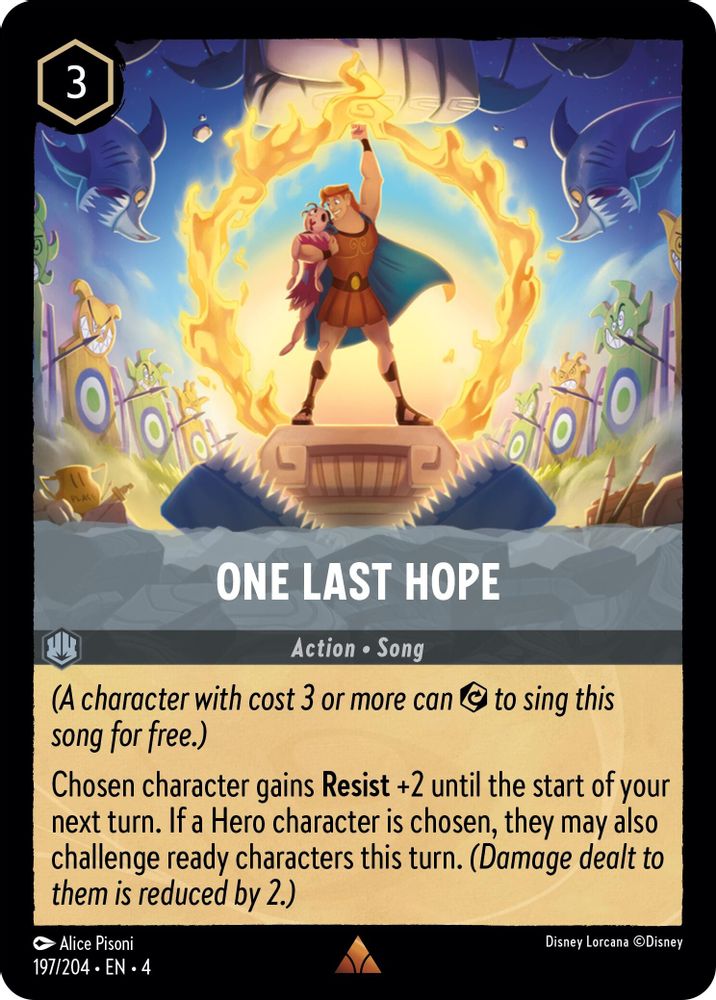 One Last Hope card