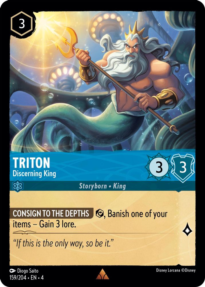Triton - Discerning King card