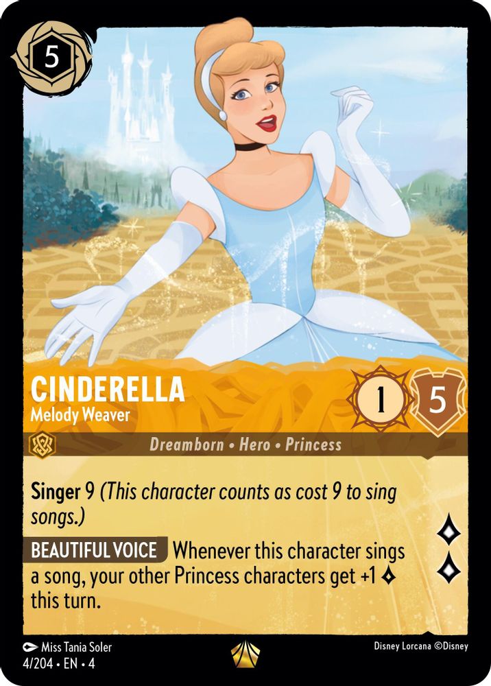 Cinderella - Melody Weaver card