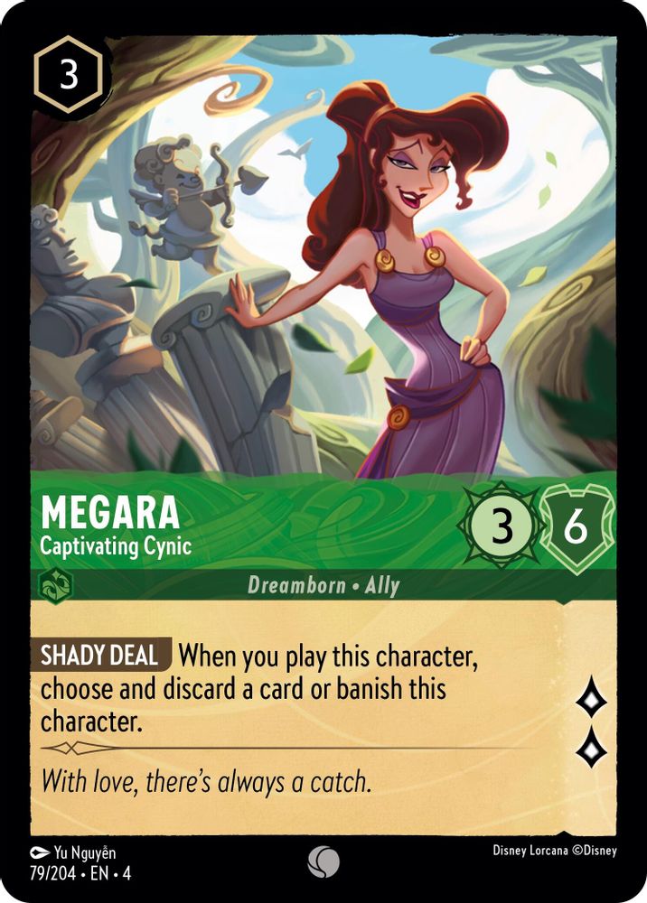 Megara - Captivating Cynic card