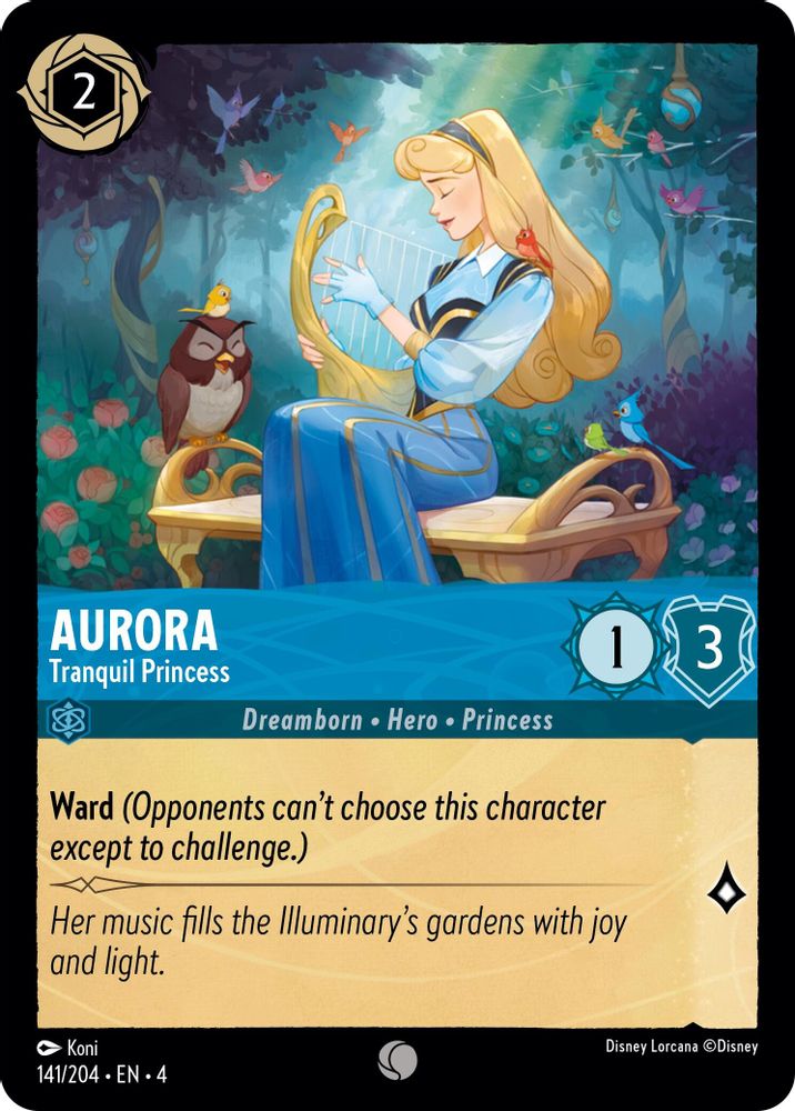 Aurora - Tranquil Princess card
