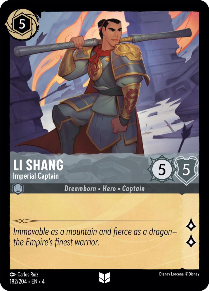Li Shang - Imperial Captain card