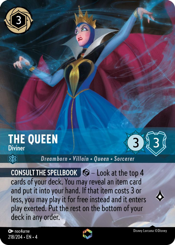 The Queen - Diviner (Enchanted) card