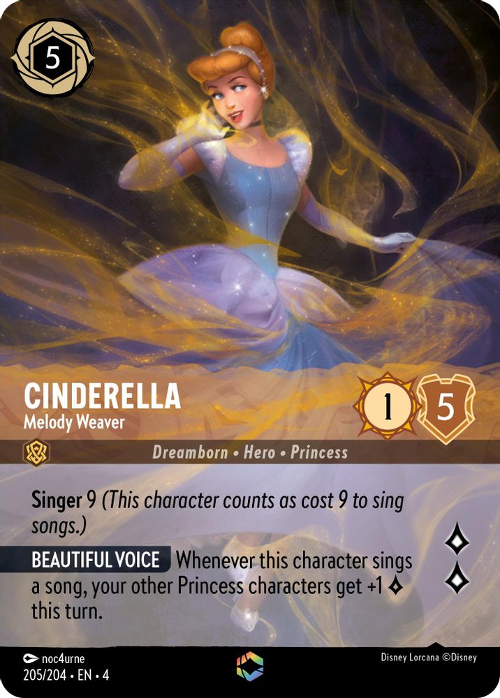 Cinderella - Melody Weaver (Enchanted) card